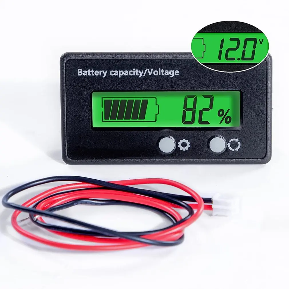 GC97 DC 8-200V 500A Voltmeter Ammeter Car Battery Tester Coulometer Capacity Electricity Voltage Power Meter monitor 12v 24v 48v