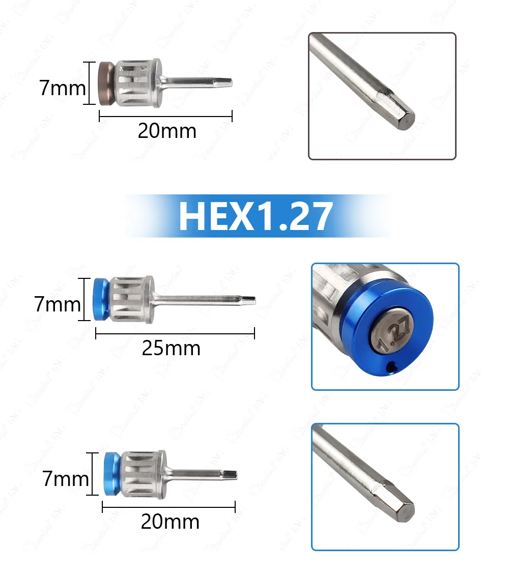 Kit Clé Dynamométrique Universelle Implant 10-70 Ncm Avec 16 Embouts - Tournevis Ratchet Précision Dentaire