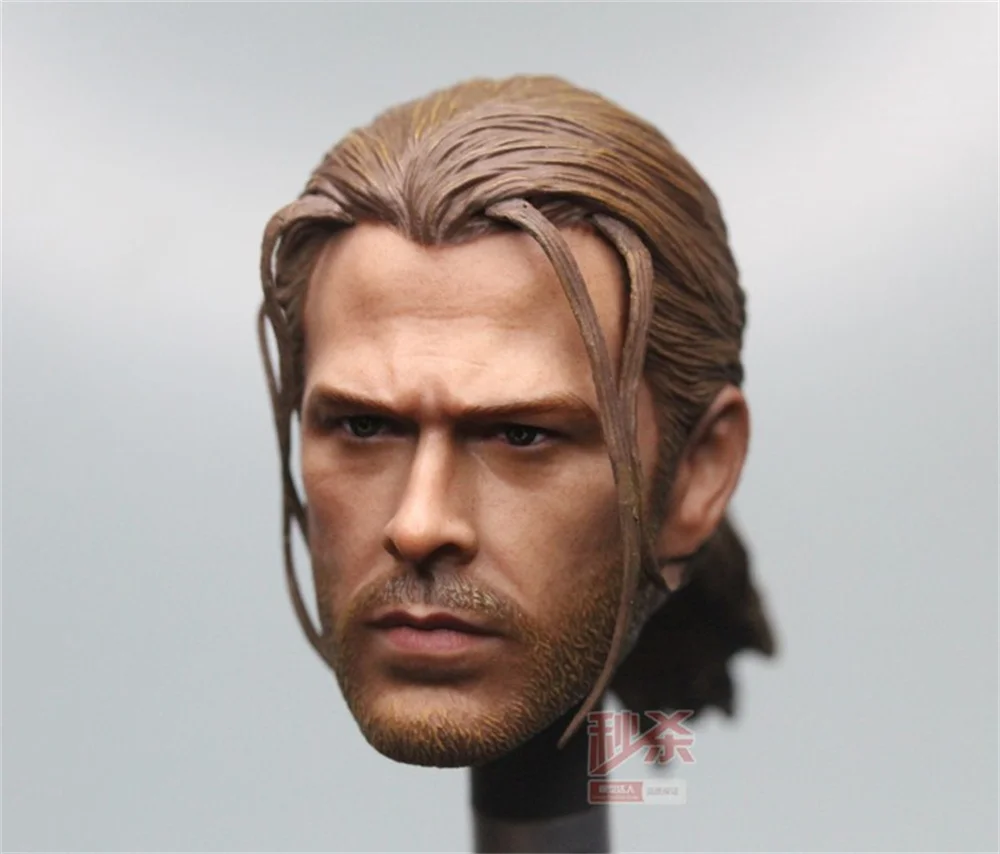 

In Stock 1/6 Scale Europe America Famous Handsome Male Celebrities Head Carving Fit 12inch Action Figure Body Model