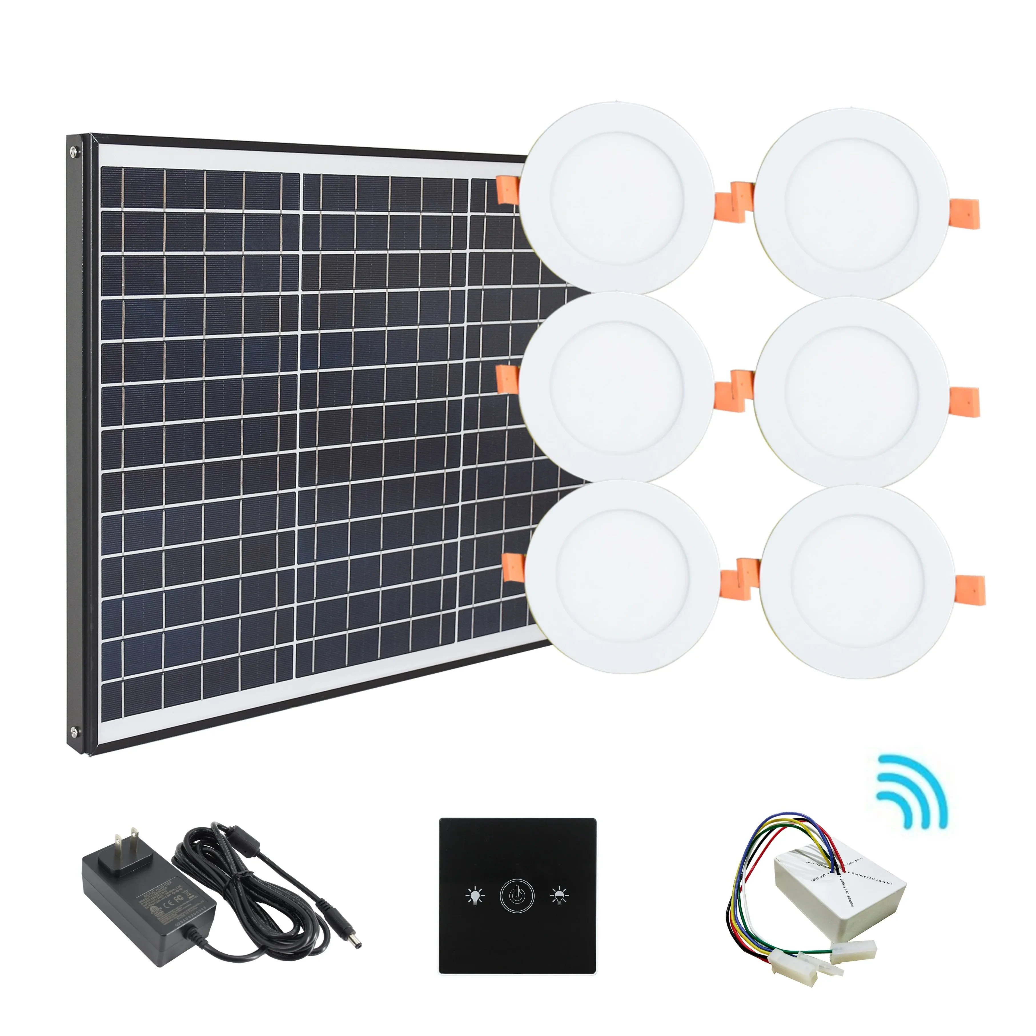 Day Night Sensor Lighting School Office Hotel Sunlight Tube System Solar LED Skylight 6 In 1 for Indoor Homes Ceiling New Lights