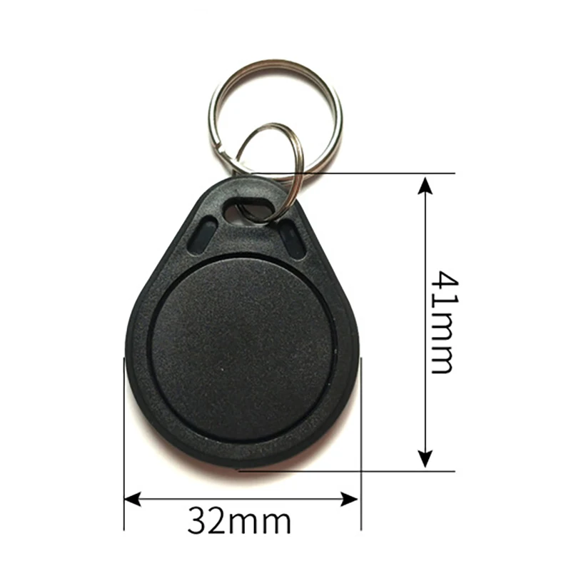 100 pçs/lote UID Mutável 13.56MHz Gravável HF ISO14443A IC Tag Keyfob Chinês Magia Porta Traseira Cartão de Comando