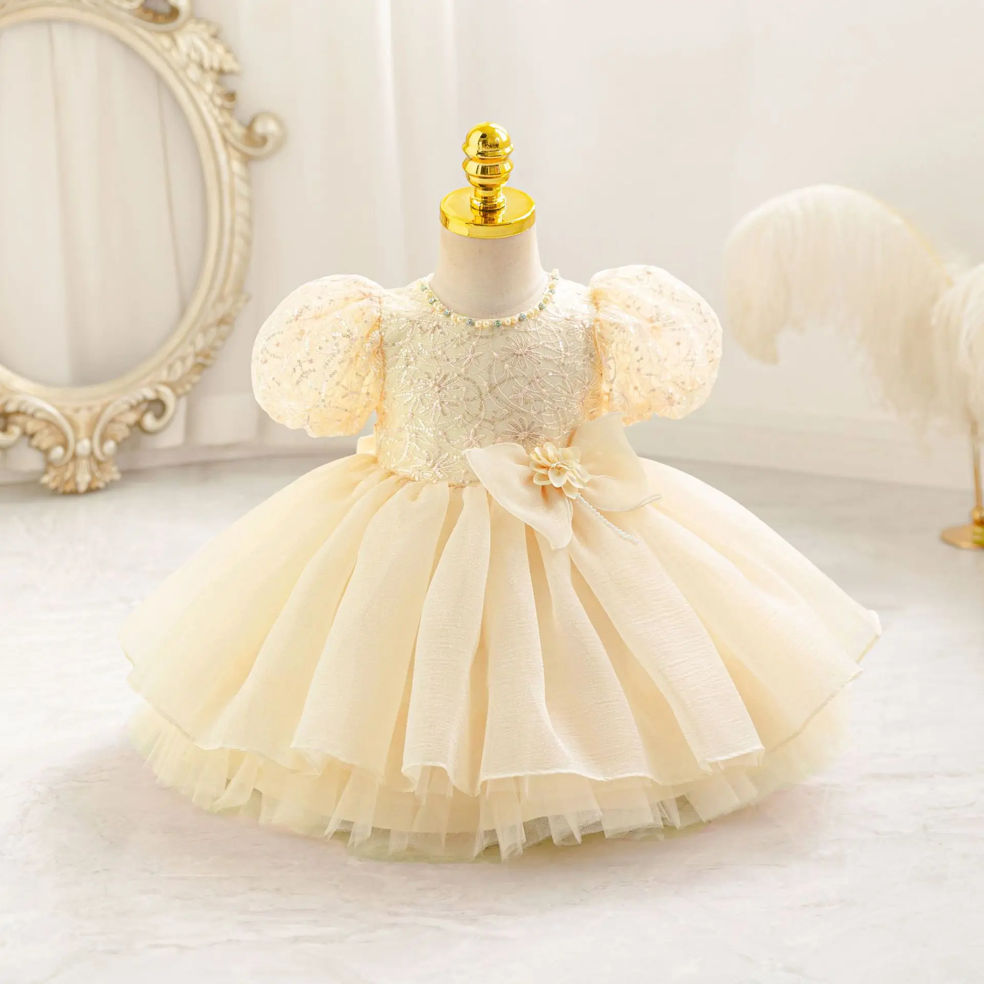 Princess Dress for Baby Girl Child Tutu Birthday Ball Gown Dresses Kid Clothes 6M-4 Years New Occasion