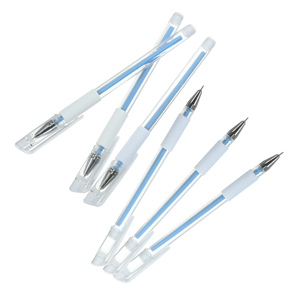 

6pcs Beauty Pen Body Art Pens Skin Friendly Anti-Numbing Eyebrow Tattoo Position Markers Splashproof Longlasting Makeup