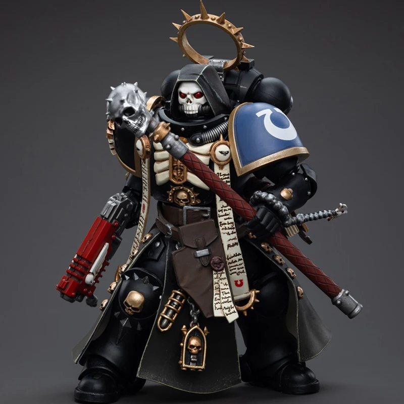 [Preorder] JOYTOY Ultramarines Primaris Chaplain Brother Varus 1/18 Action Figure Warhammer 40k Joint Movable ตุ๊กตาผู้ชายของเล่นของขวัญ
