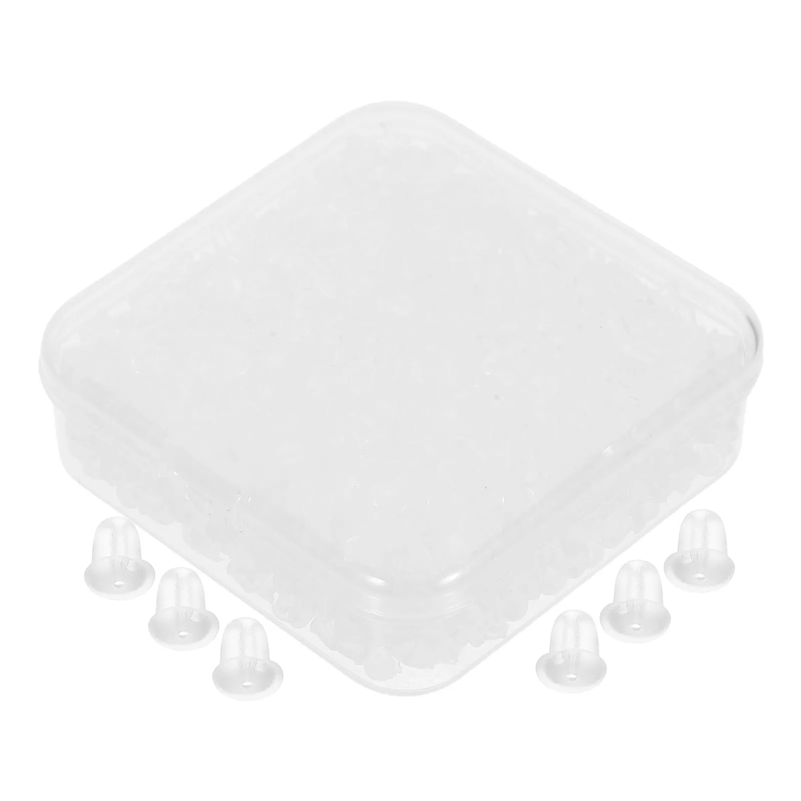 1200Pcs Silicone Earring Backs Easy Install Earring Locking Backs for Heavy Studs Hoops Dangles Secure Comfortable Ear Jewelry