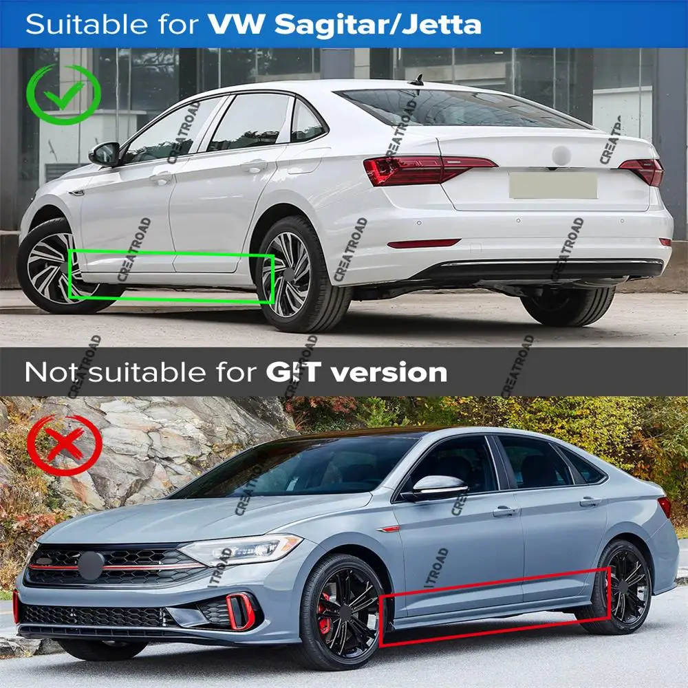 For Volkswagen VW Sagitar/Jetta 2022 2023 2024 2025 Fender Mudflaps Splash Guards Mudguards Mud Flaps car Accessories
