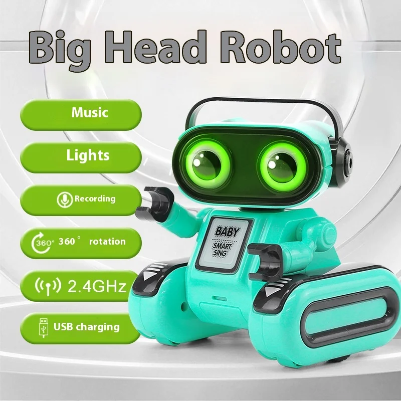 

Children's Companion Intelligent Remote Control Robot Performance Boys AndGirls Children's day Show Birthday Christmas Gift