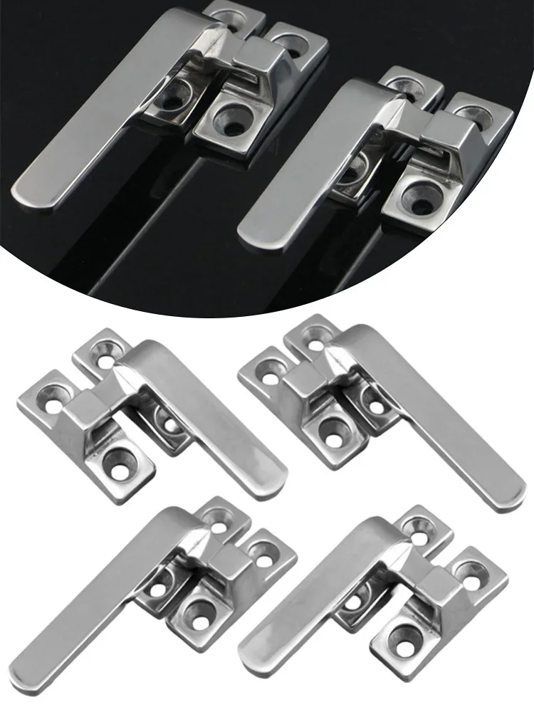 1 PC 80/100 มม.สแตนเลสสตีลล็อคสําหรับ Casement ลูกบิดชัตเตอร์ BUCKLE Handle Home Improvement อุปกรณ์เสริม