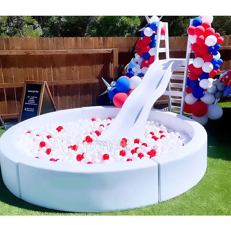 Hot Sale Children Soft Play Ball Pool Set Commercial Amusement Indoor Playground Pit Ball Pool Outdoor Round Ball Pitpromote sal