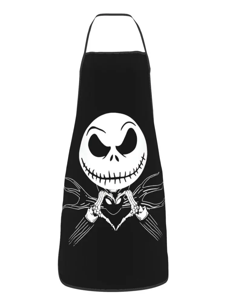 Bavoir personnalisé le cauchemar avant noël tabliers adulte Chef Cuisine Cuisine Jack Skellington coeur Tablier Cuisine peinture
