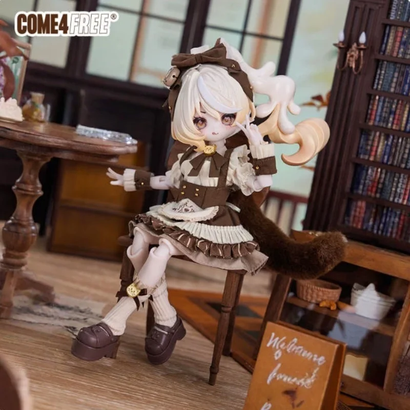 Come4free Minty 1/8 Bjd Doll Clothes Khaki Brown Dress Set New In Stock - view 3