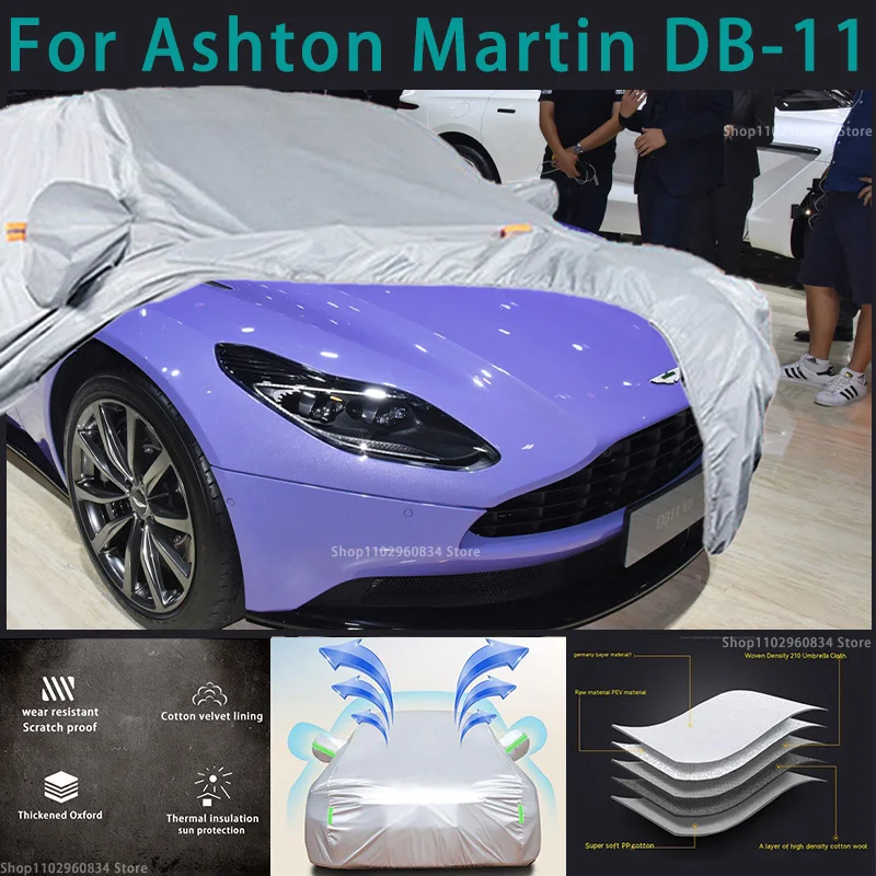 

For Ashton martin DB11 210T Waterproof Full Car Covers Outdoor Sun uv protection Dust Rain Snow Protective Auto Protective cover