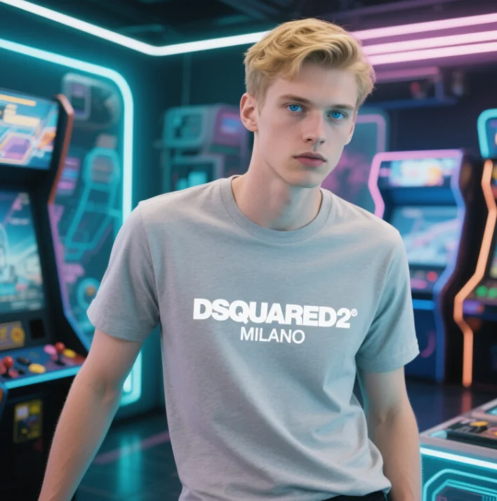 DSQUARED2｜SHORT-SLEEVED ROUND NECK T-SHIRTS (S74GD1253 T-Shirts & Polo | DSQUARED2.