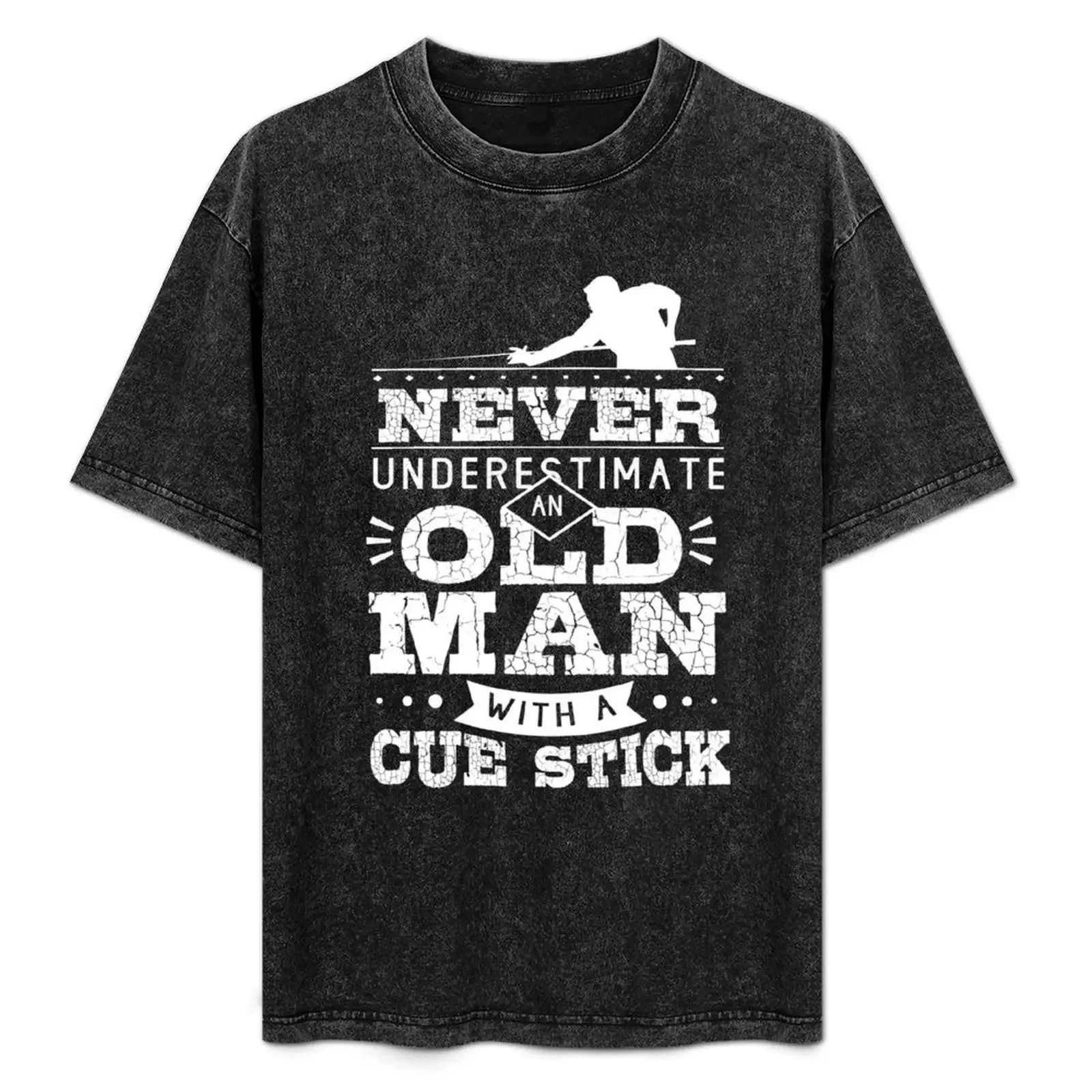 

Mens Billiards Gift Old Man Billiard Player T-Shirt Short sleeve tee graphics luxury designer quick-drying tee shirts for men