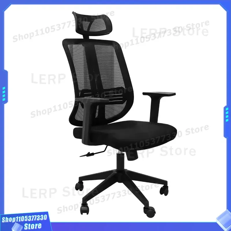 Modern Industrial Executive Office Chair Breathable Mesh Ergonomic Design Rotatable Seat Stainless Steel Base for Home Work