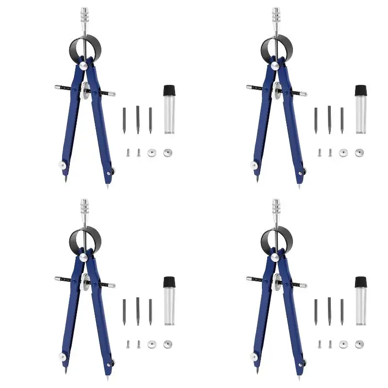 Zestaw 4 szt. X (Profesjonalny – Math Geometry Set With Compass recenzja i cena