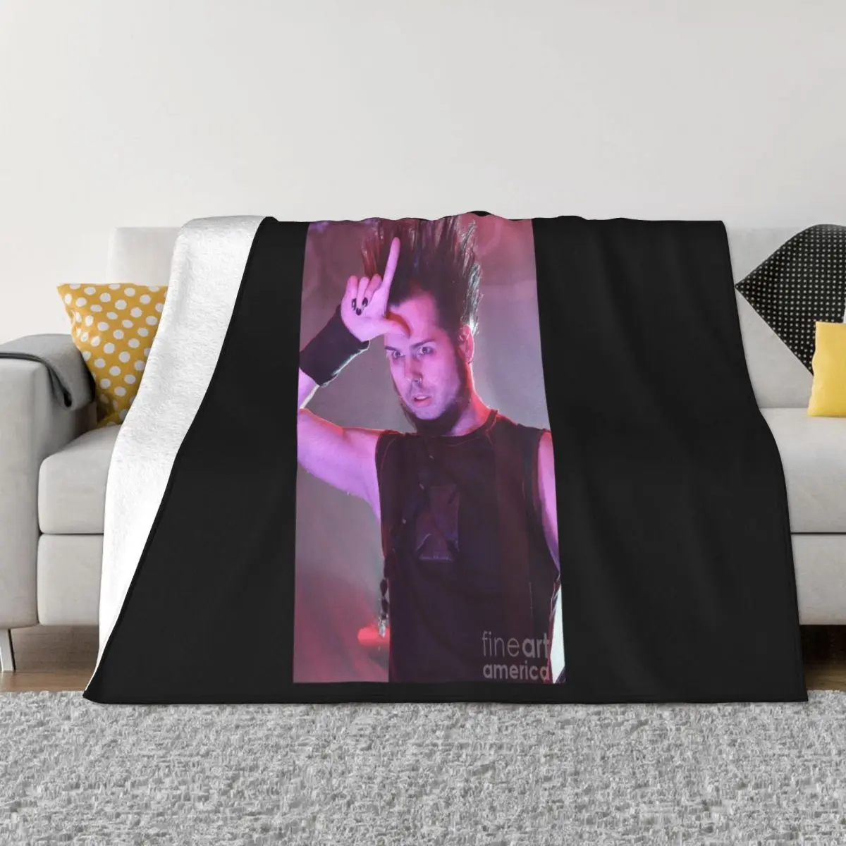 Static X Wayne Static Painting Men's Atmungsaktives Women Men Hot Sale Interested Pictures Family Throw Blanket