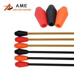 6/12pcs Rubber Arrowheads for OD 6/8mm Arrow Shaft Children Beginners Training Archery Broadheads Practice Target Arrow Tips