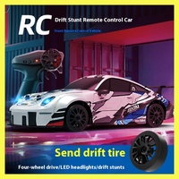 1/24 2.4g 4wd Remote Control Vehicle Mini High-Speed Racing Rc Car High-Speed Drift Stunt Toys For Boys Children Christmas Gifts