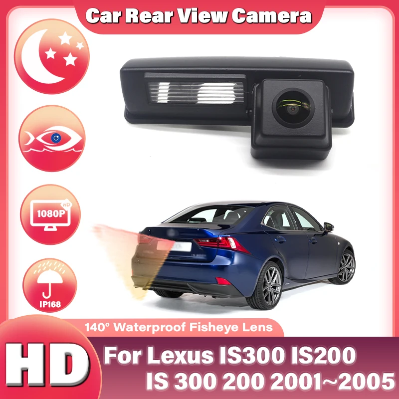 1080P HD Night Vision Backup Rear View Camera For Lexus IS300 IS200 IS 300 200 2001 2002 2003 2004 2005 CCD license Plate Camera