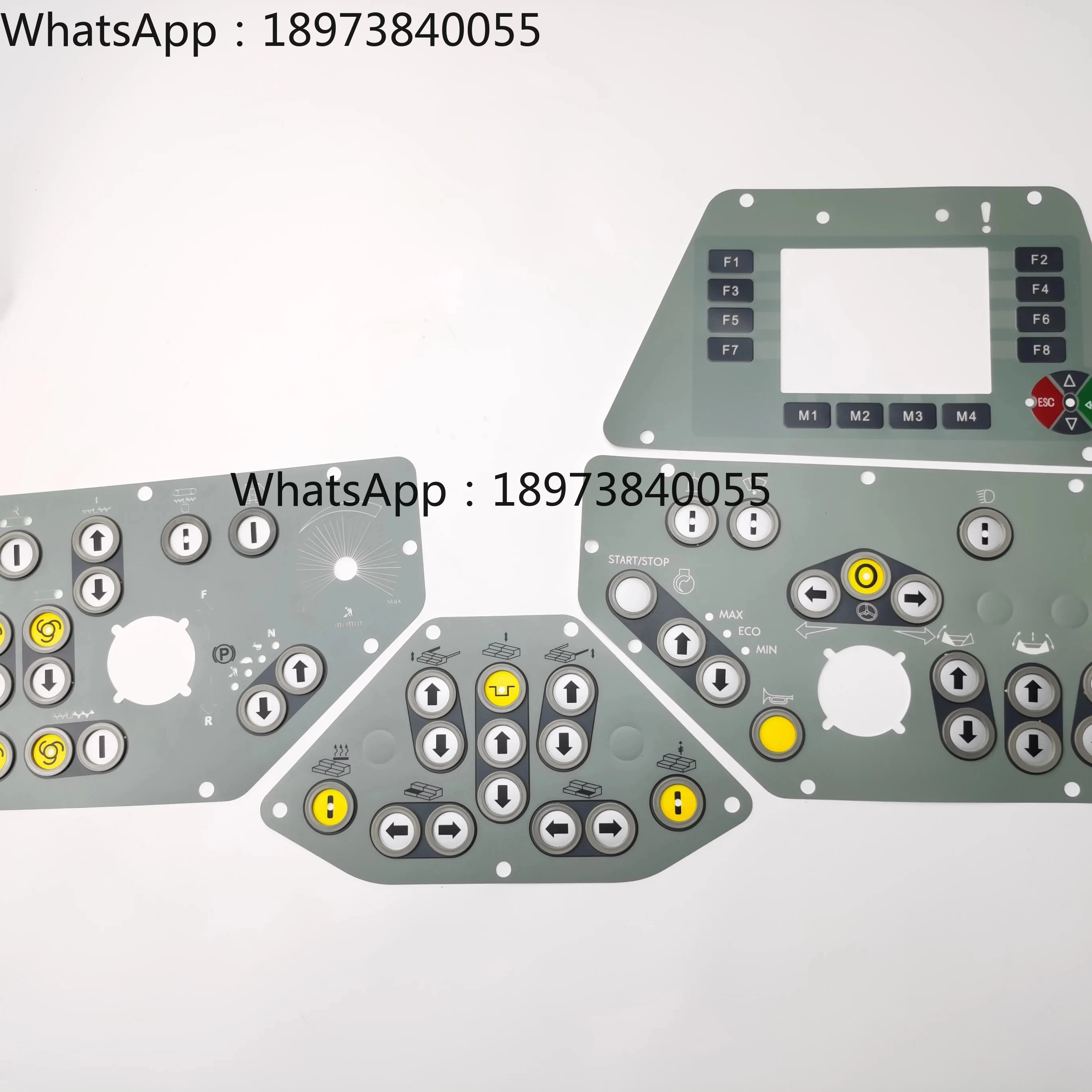 asphalt paver parts  Vogel control Panel film for s1800/s2100/s1600-2/-3