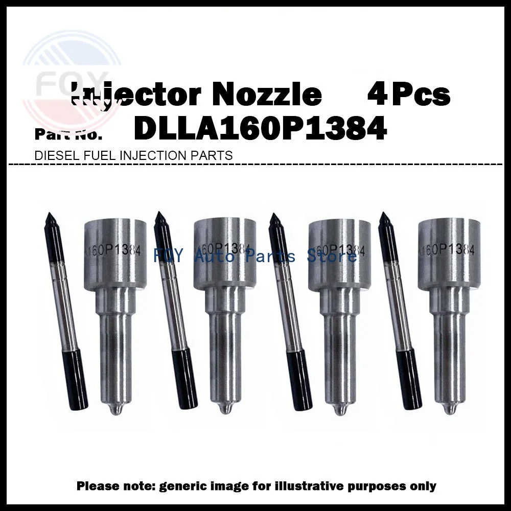

4X For BMW E90 E91 E93 E60 E61 0445110209 7794435 High Quality Injector Nozzle DLLA160P1384