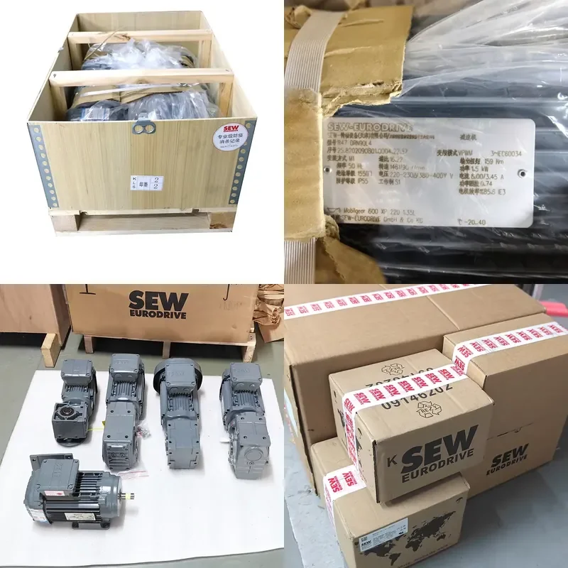 SEW EURODRIVE Helical Gear Motor R27 R37 R107 DRN80M4 DRN90L4 DRN200L4 High Torque Reducer