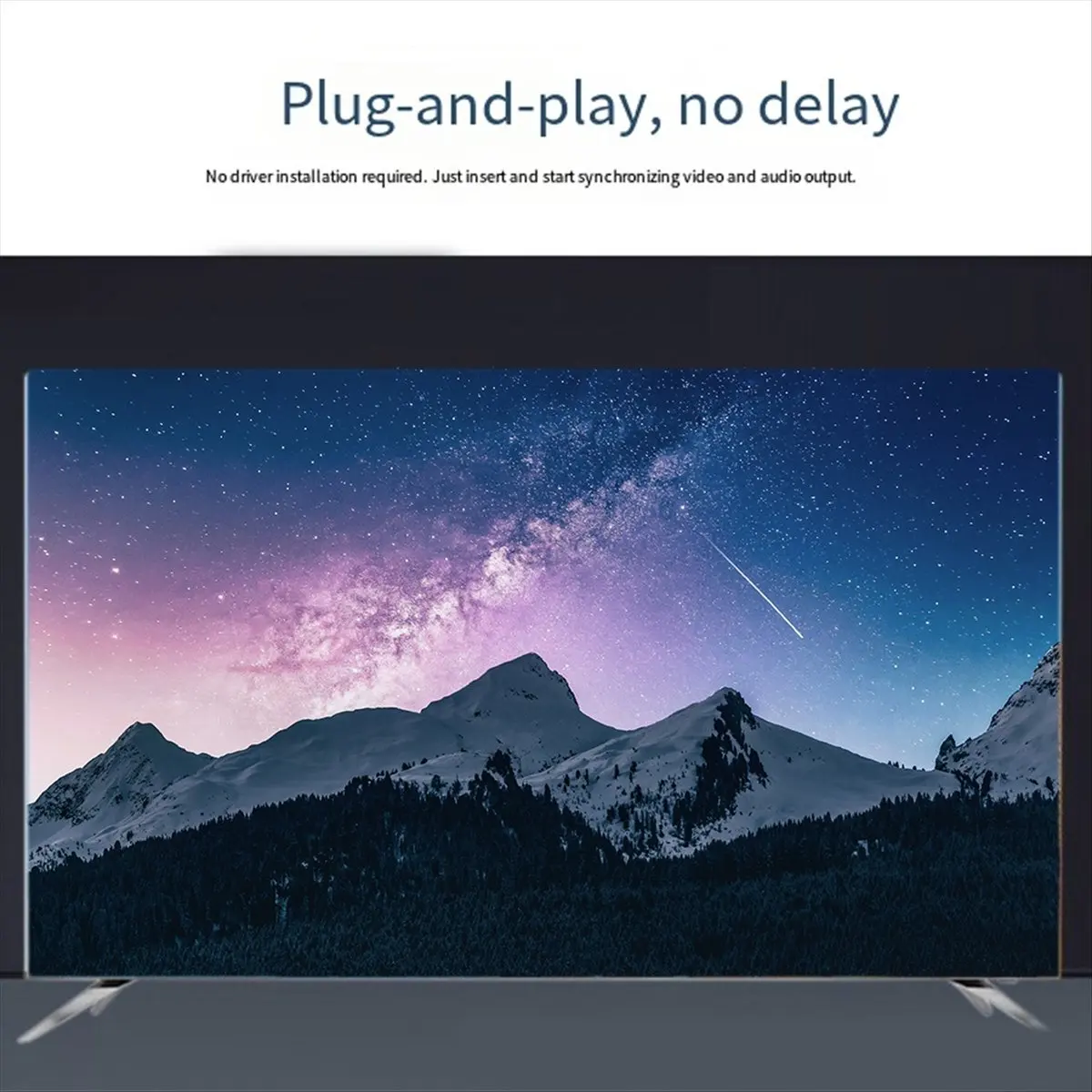 Convertitore compatibile da Ypbpr a HDMI con componente stabile Adattatore convertitore da componente a cavo HD da 5-RCA con audio per TV Wii-DVD