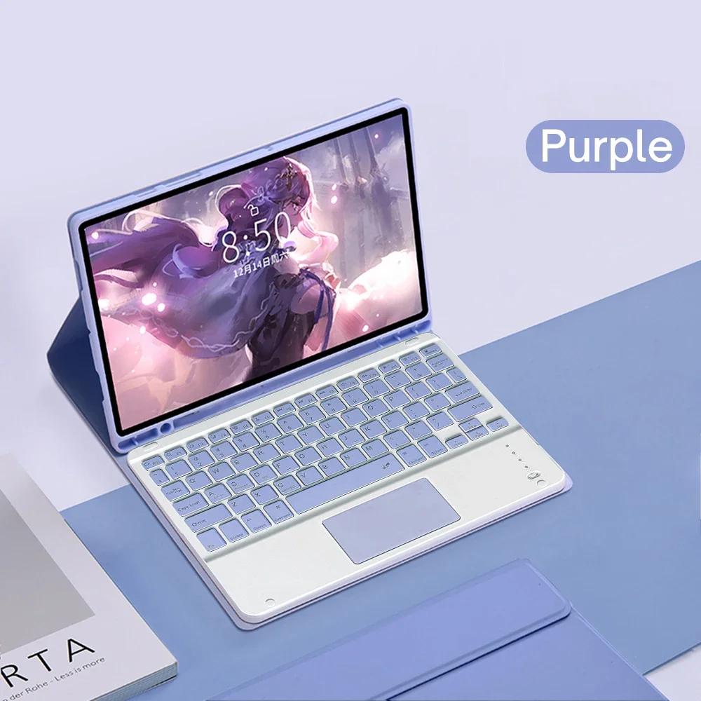 

For Samsung Galaxy Tab S10 Fe+ Case SM-X620 SM-X626b 13.1 Inch 2025 Bluetooth Keyboard Cover Funda