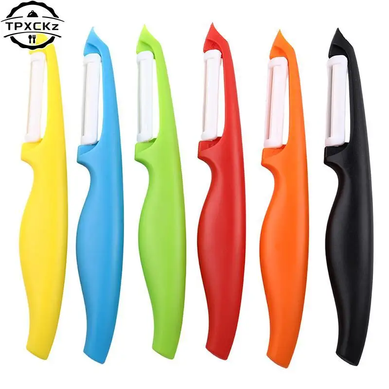 Cortador de frutas de cerámica de circonita, utensilios de cocina, cortador de patatas de rábano, herramientas de cocina, cuchillo pelador de verduras