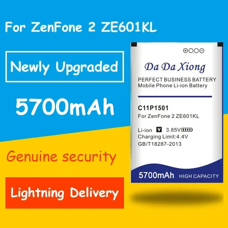 

DaDaXiong 5700mAh C11P1501 Battery For ASUS ZenFone 2 Laser Selfie ZE601KL ZE550KL ZD551K Replacement Batteria