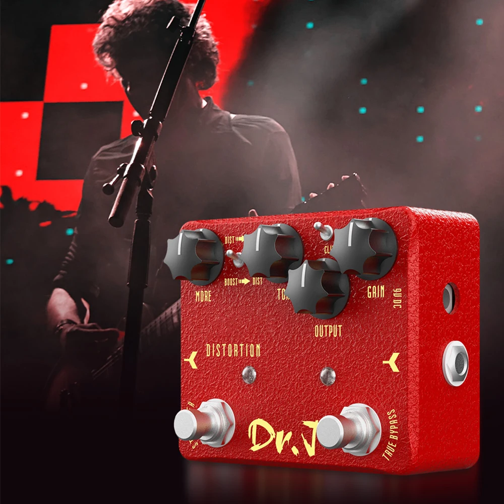 JOYO Dr. J Series D59 Distortion Guitar Pedal Simulate Early 80's