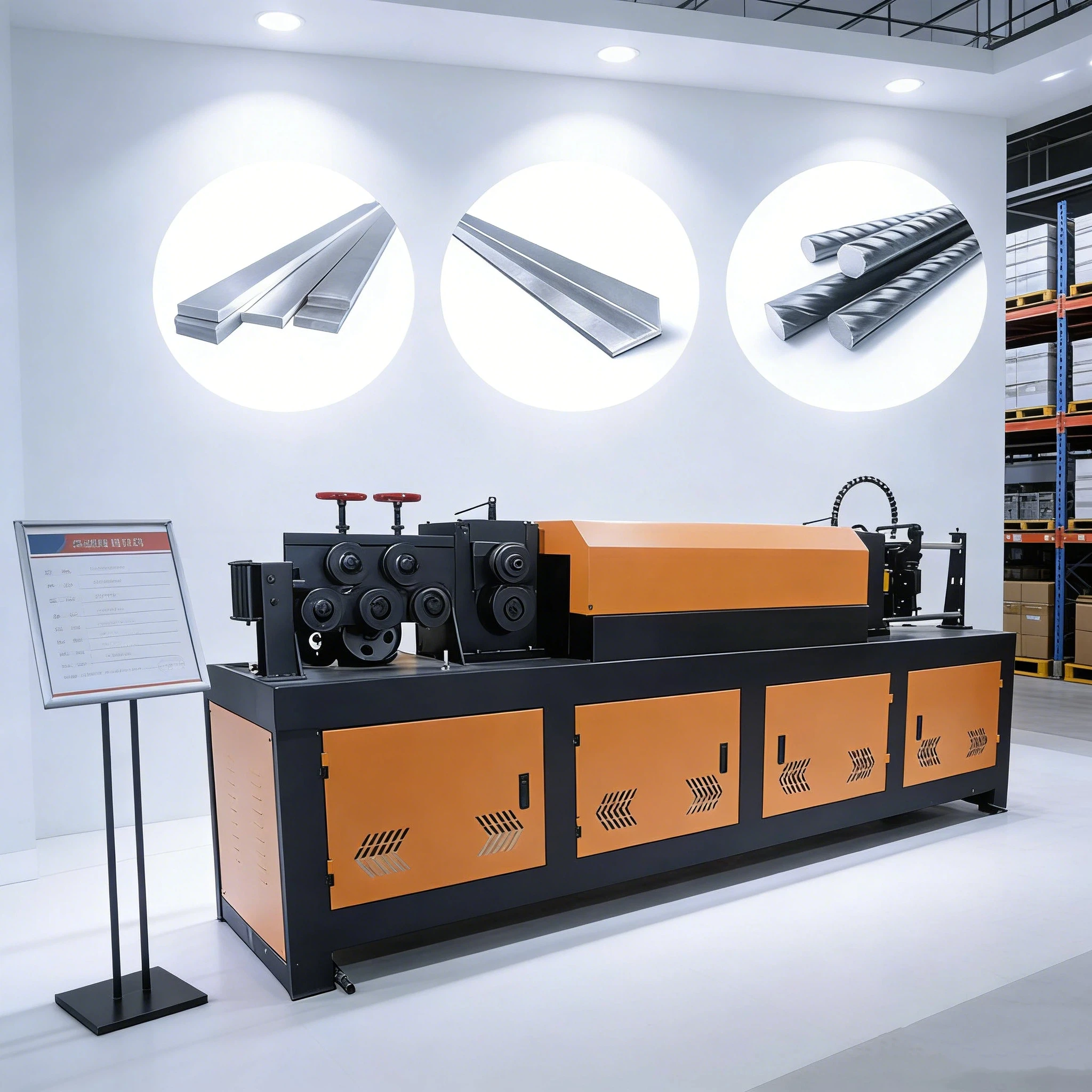 High Steel Wire Straightening and Cutting Machine Rebar Straightening Machine Steel Bar Cutting steel bar bender customized