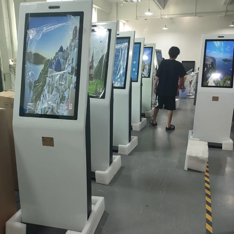 Hot selling：High Compatibility Indoor Self-Service Payment Kiosk Printer SDK 21.5/23.8/27/32/43 Inches Check-in/Out Touch Screen
