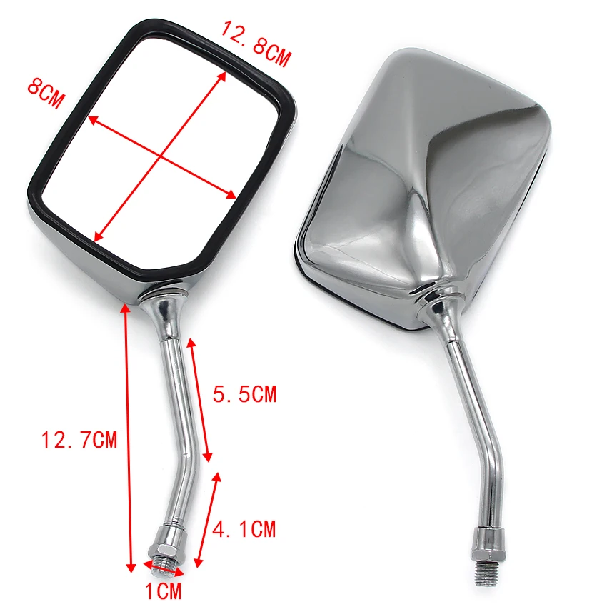 1 Set Motorcyle Rearivew Mirror Scooter Side Mirrors For Honda VT125 Shadow 1999-2006 CA125 Rebel CMX250 Rebel CM250 CM450 Parts