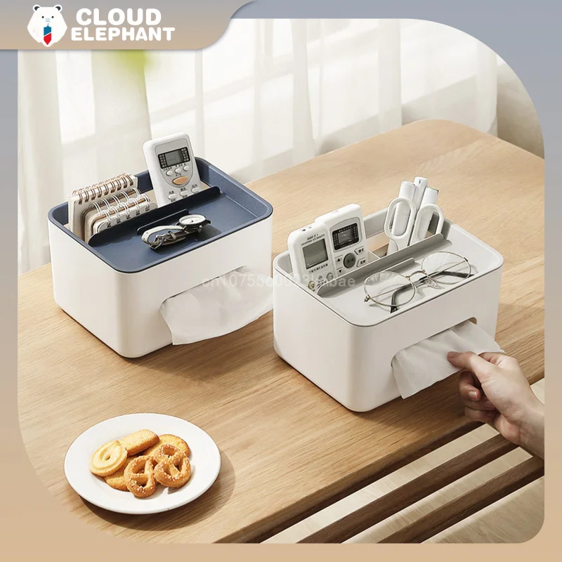 

Корзина для хранения бумажных салфеток для гостиной с дистанционным управлением, держатель для салфеток, органайзер для офисного стола, контейнер для всякой всячины, домашнее хранение