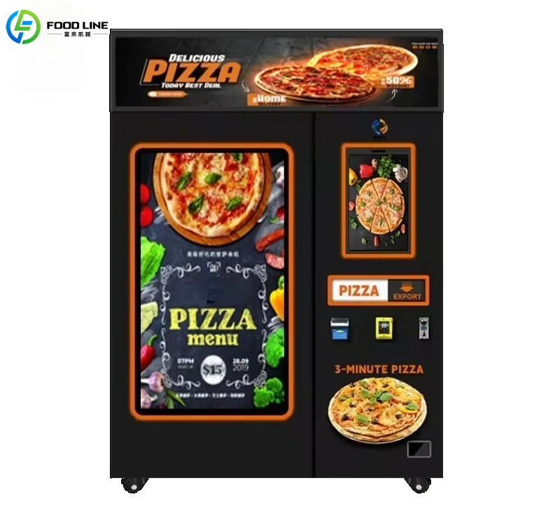 Automatic Intelligent Pizza Vending Machine Commercial Auto pizza vending machine for sale