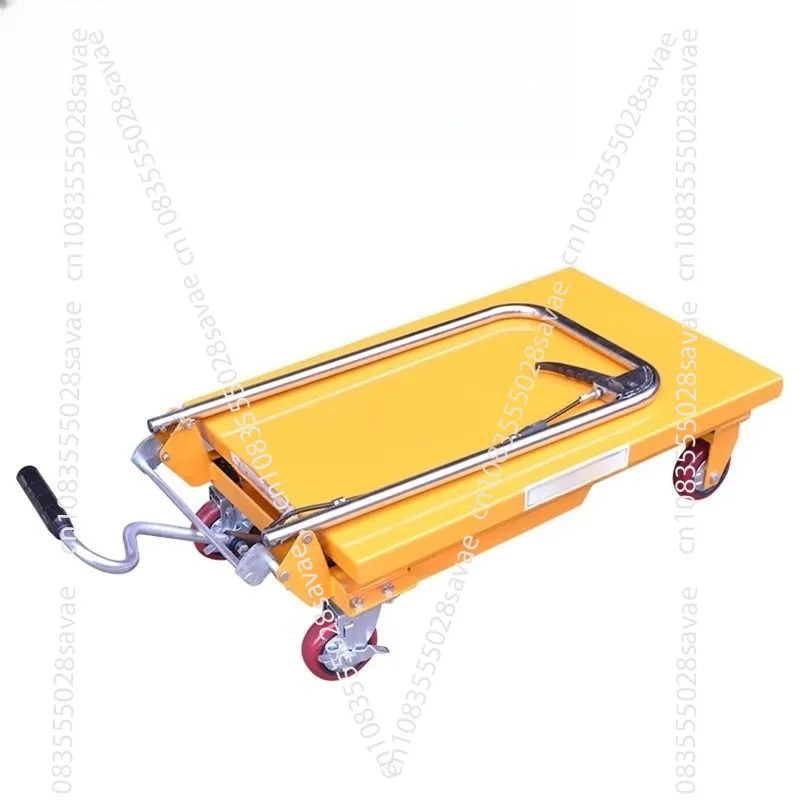 Hubplattform-LKW Manueller hydraulischer Hub Feste Hubplattform Mobiler kleiner elektrischer Gabelstapler