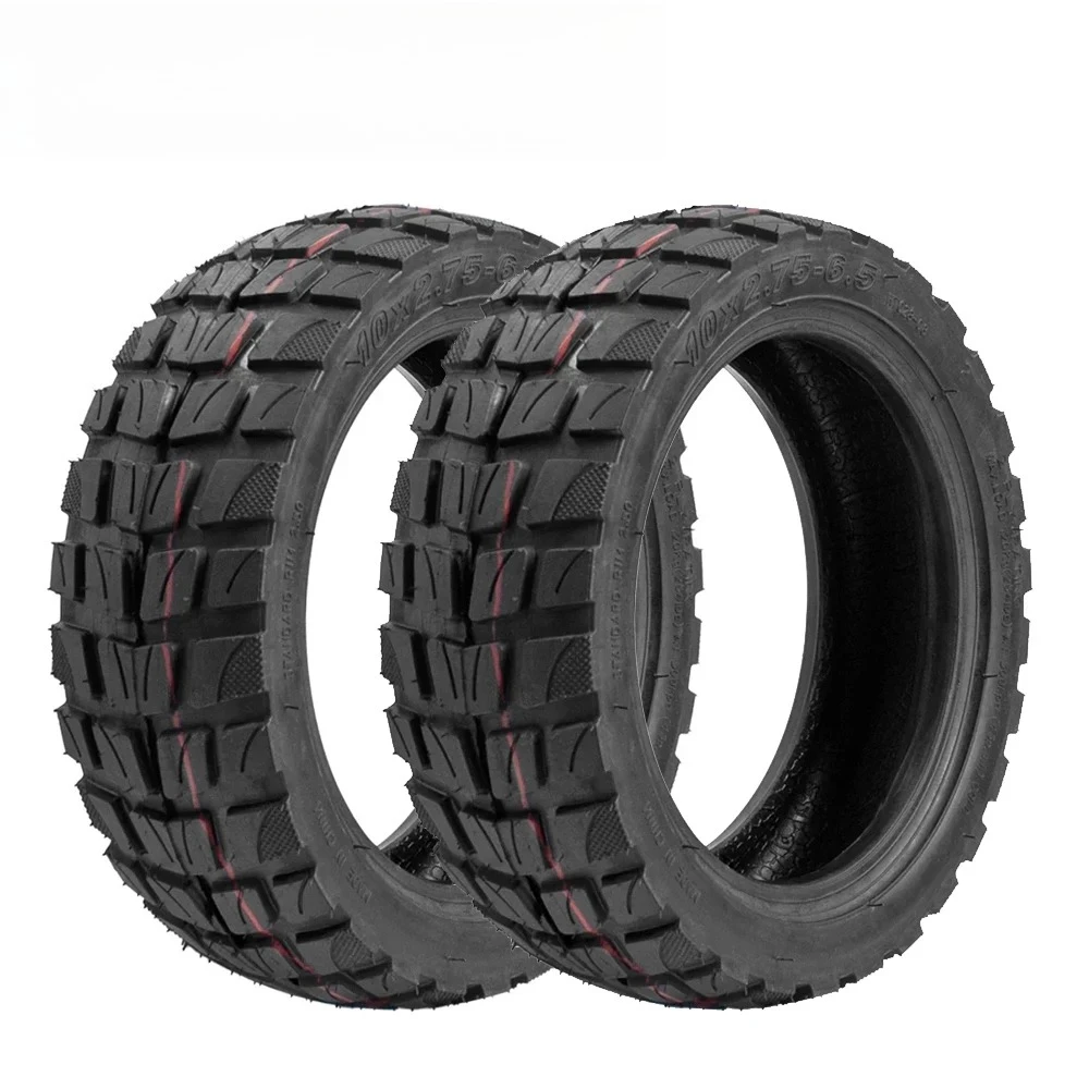 10x2.75-6.5 Tubeless Tire with Valves 10 Inch Vacuum Tires for Speedway 5 Dualtron 3 Hover-1 Alpha Hiboy Titan Electric Scooter