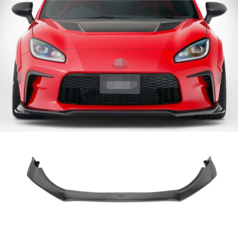 For Toyota GR86 BRZ 2021+ Premium Va Ris Style Carbon Front Bumper Lip Bodykit