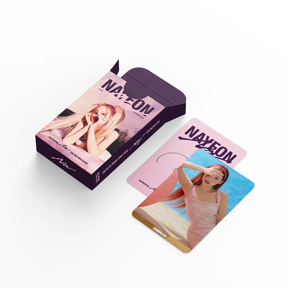 Imagem -05 - Cartões Idol Lomo Nayeon Álbum Photocards Photo Print Yoo Jungyeon Momo Grupo Fãs Presentes Coleção Novo 55 Pcs por Conjunto