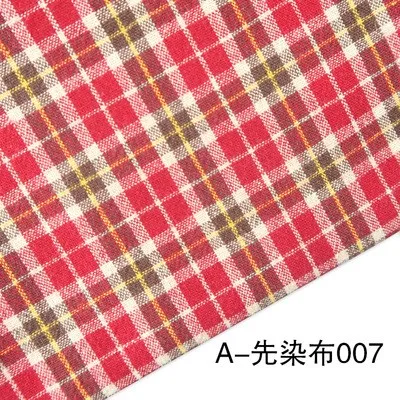 40*48cm DIY Japan Little Cloth group Yarn-dyed fabric,for sewing Handmade Patchwork Quilting ,Grid Stripe 1 Style/lot