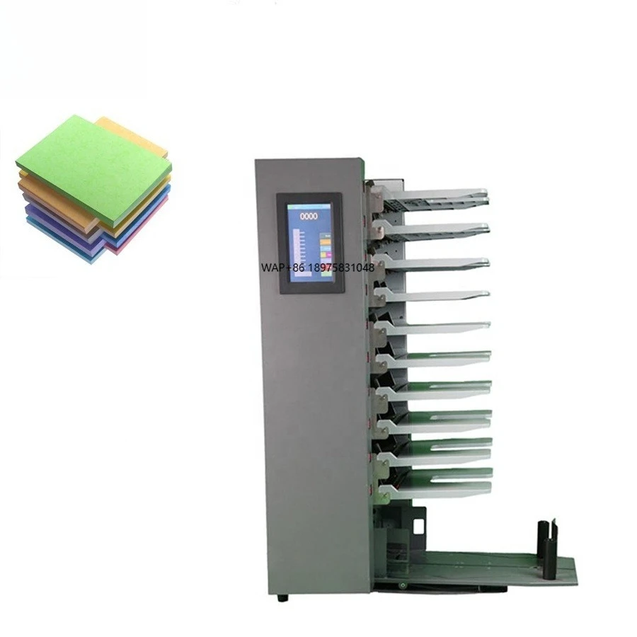 Automatic Stitching System Paper Gathering Folding Machines Staples Booklet Maker Machine 6 10 12 20 Stations Paper Collator