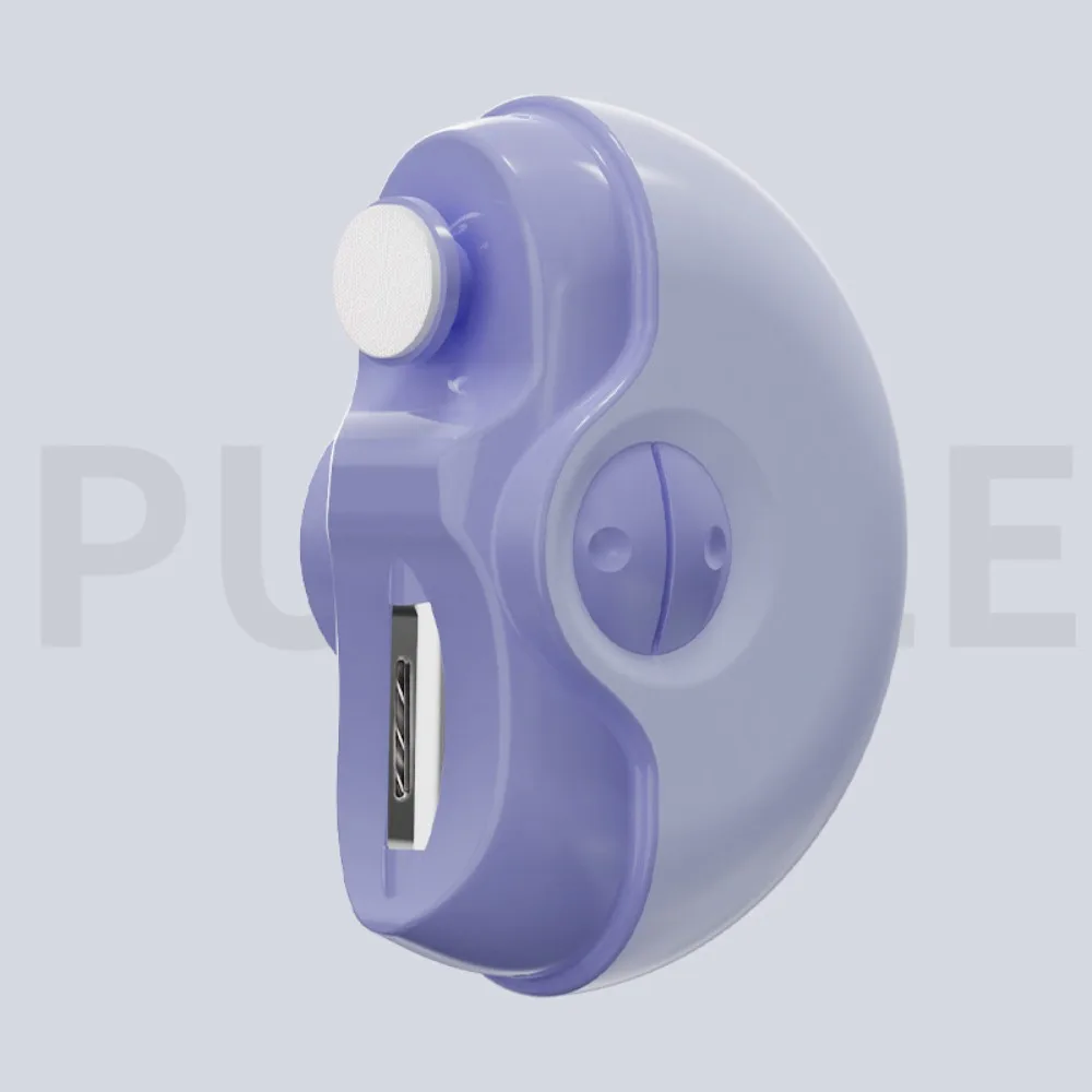 

Портативные электрические кусачки для ногтей 2 в 1, бесшумный триммер для ухода за ногтями, универсальный перезаряжаемый электрический полировщик для ногтей, бытовой