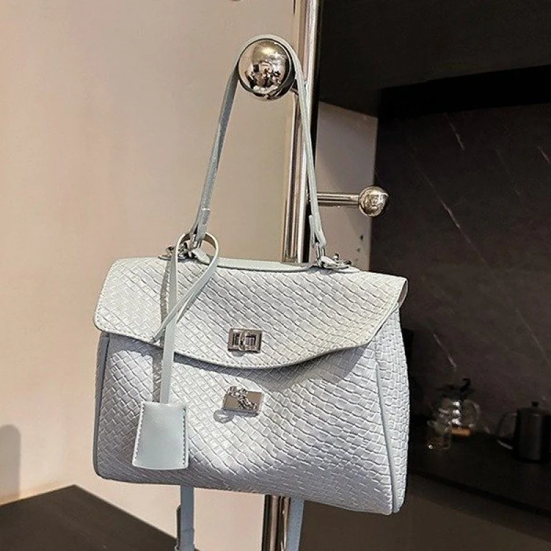

Высококачественная женская сумка из кожи с ромбовидным принтом и повседневным парижским элитным повседневным стилем ​
