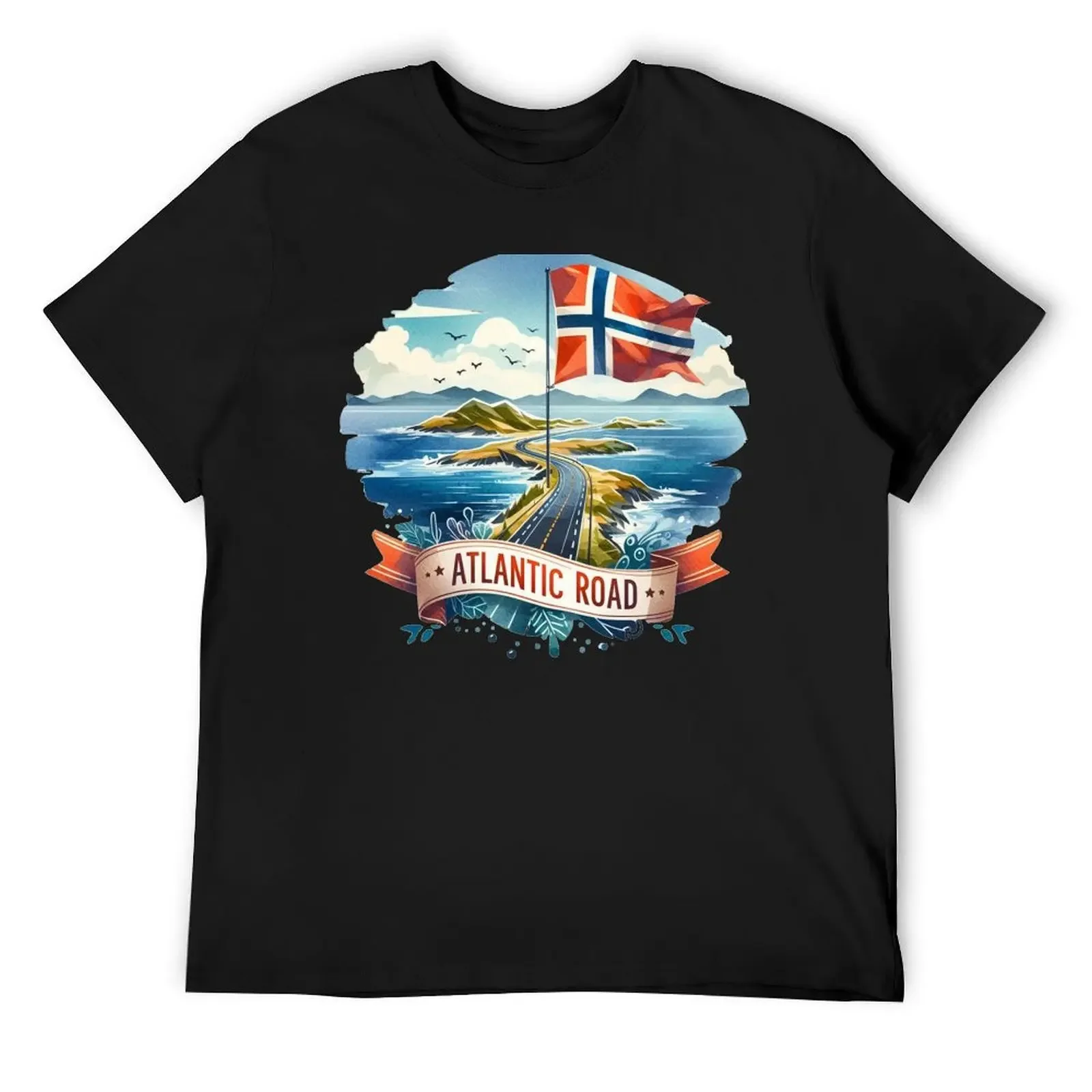 Atlantic Road T-Shirt anime t shirts cheap stuff mens graphic t-shirts