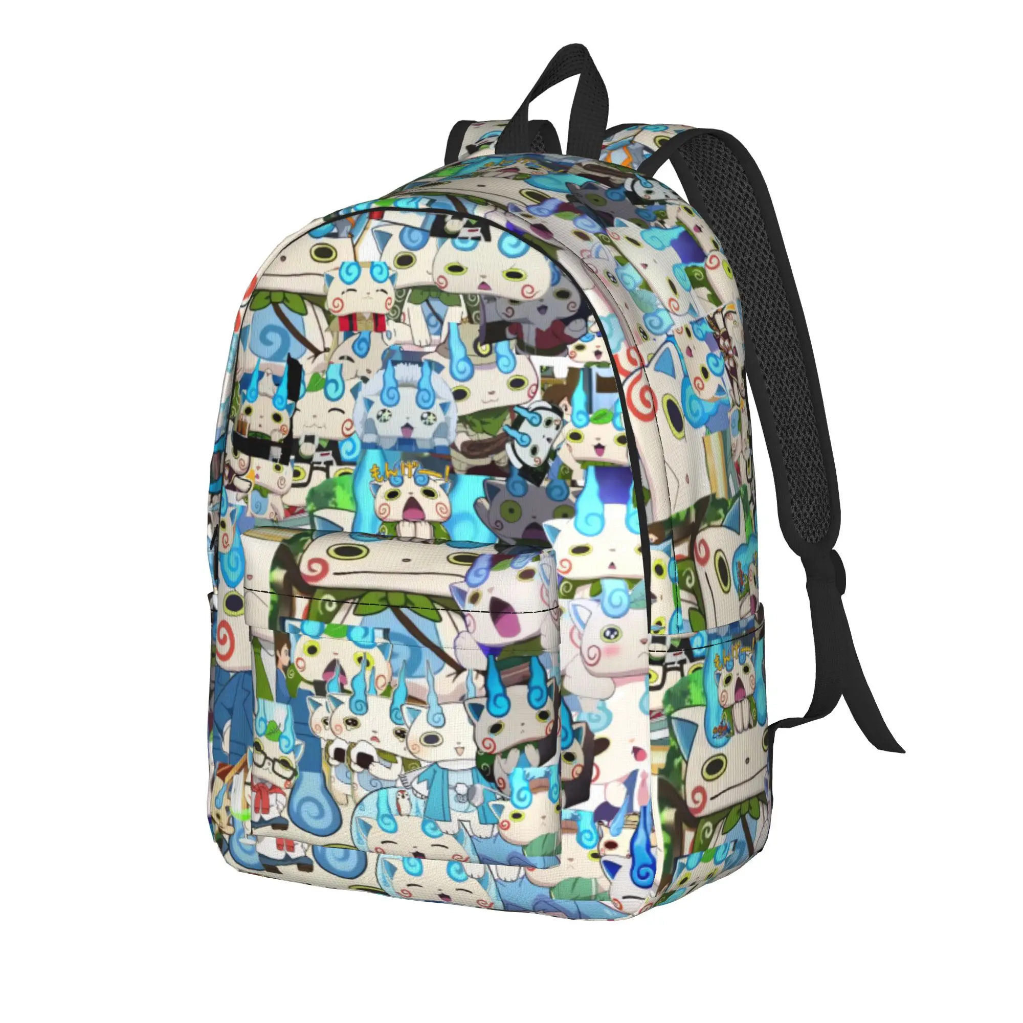 Yokai Watch Jibanyan 2 Backpack  Travel Backpacks Women Men Custom Large High School Bags Aesthetic Rucksack