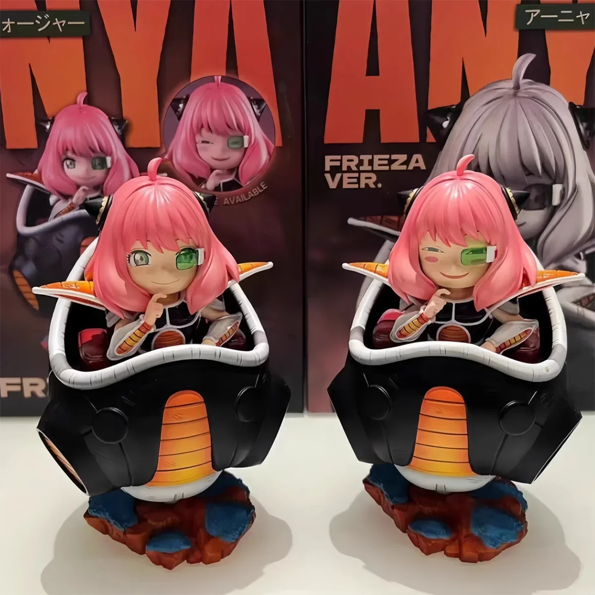 15CM Spy X Family Anime Figure Anya Cos Freeza Action Figures Aniya Statue Collection Model Desk Decoration Kids Gifts Toys