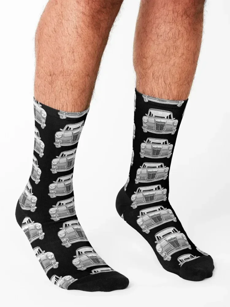 Riley Elf 1960s British classic car monochrome Socks crazy funny sock winter thermal Sports Boy Socks Women's