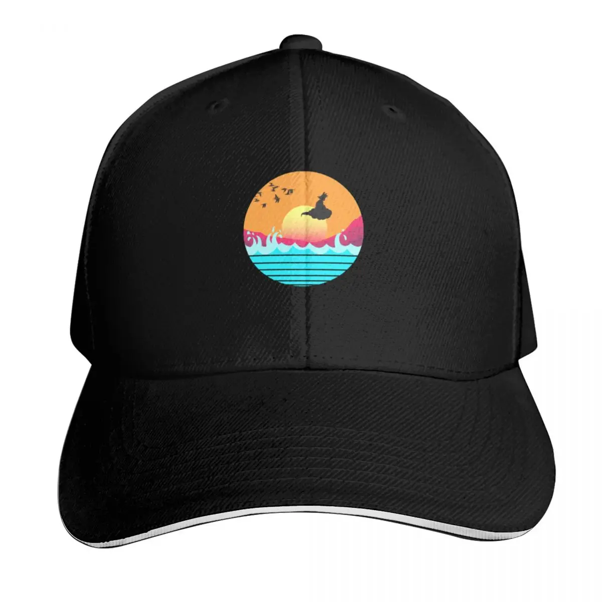 Flying Nimbus Baseball Cap Breathable Mesh Back Adjustable Buckle Closure Moisture Wicking Quick Dry